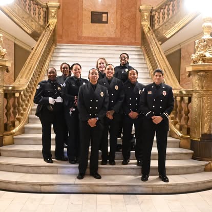 Group photo on the stairs