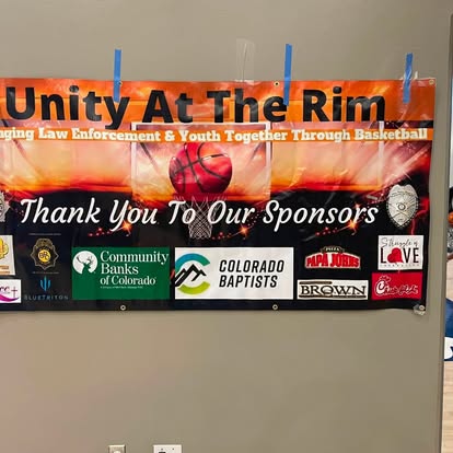 Unity at the Rim sponsor banner